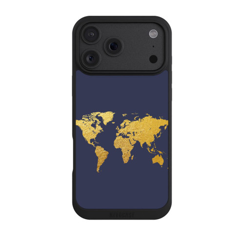 Apple iPhone 18 Pro Max NIVOpure Carte du monde en or