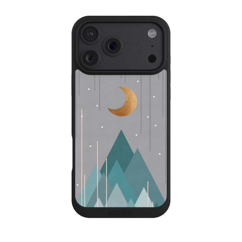 iPhone 18 Pro Max NIVOpure Lune et montagnes Vert menthe