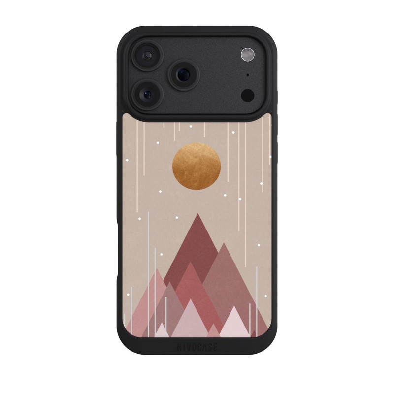 iPhone 18 Pro Max NIVOpure Soleil et montagne rose corail