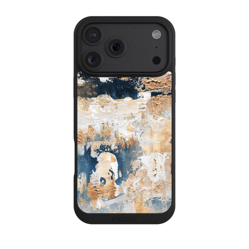 Apple iPhone 18 Pro Max NIVOpure Abstraktion Blau und Gold