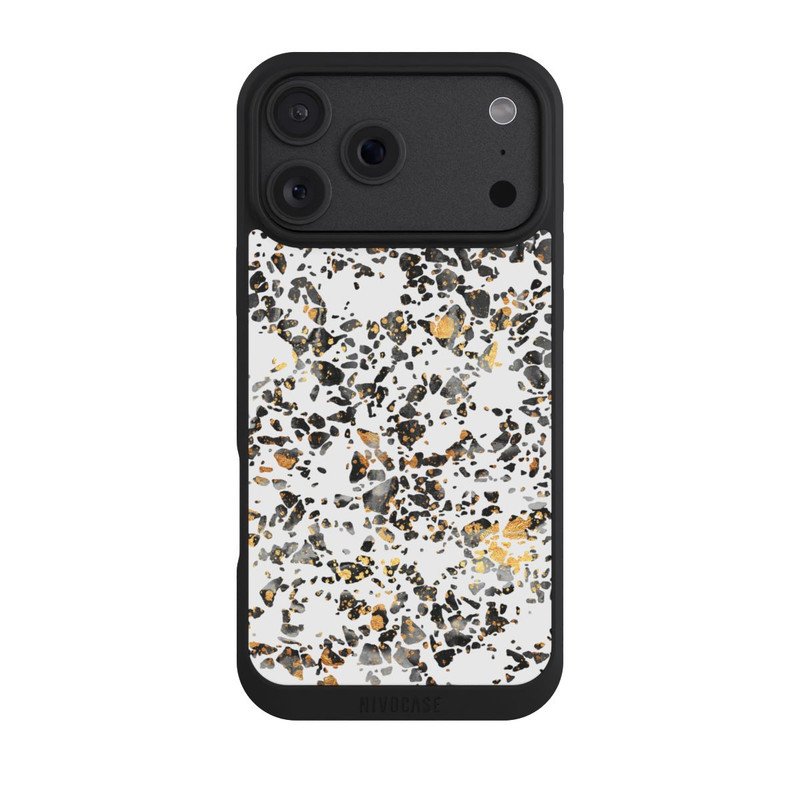 iPhone 18 Pro Max NIVOpure Gold Speckled Terrazzo