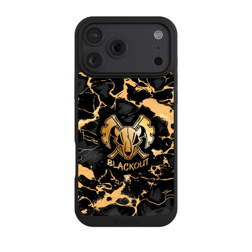 Apple iPhone 18 Pro Max NIVOpure Marble Gold Logo