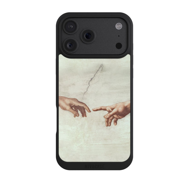 iPhone 18 Pro Max NIVOpure Die Hände von Gott und Adam von Michelangelo Buonarroti
