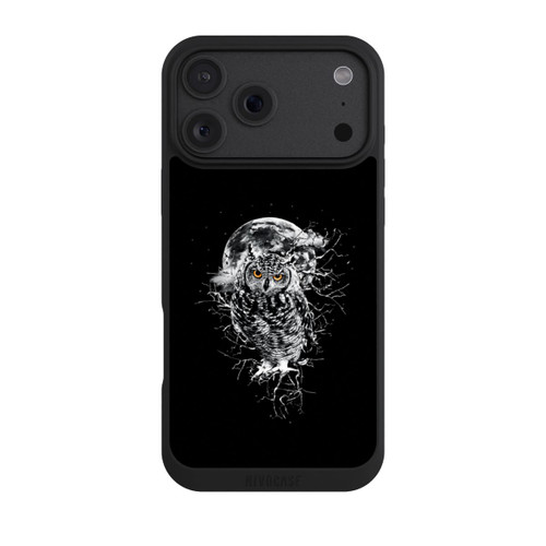 Apple iPhone 18 Pro Max NIVOpure Chouette en noir et blanc