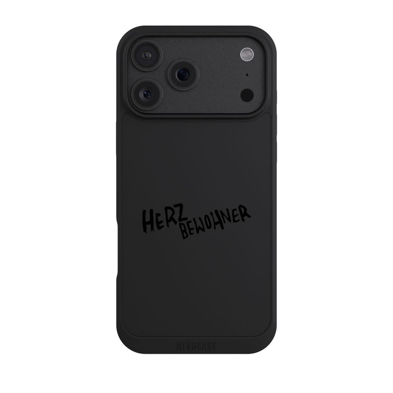 iPhone 18 Pro Max NIVOpure Herzbewohner Weiß Transparent