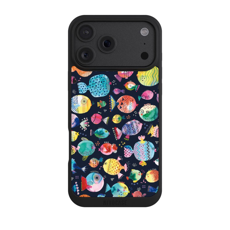 iPhone 18 Pro Max NIVOpure Plage Puffer poissons Enfant Marine