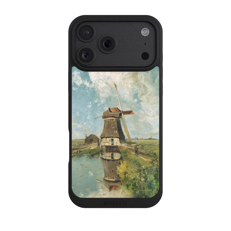 iPhone 18 Pro Max NIVOpure A Windmill on a Polder Waterway