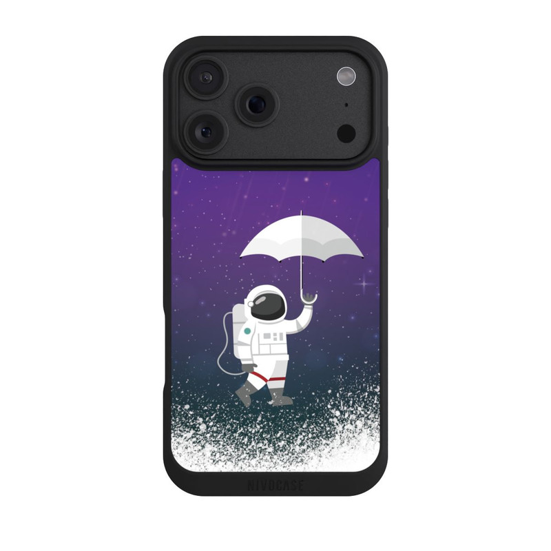 iPhone 18 Pro Max NIVOpure Astronaute Sous une Pluie d'Astéroïdes