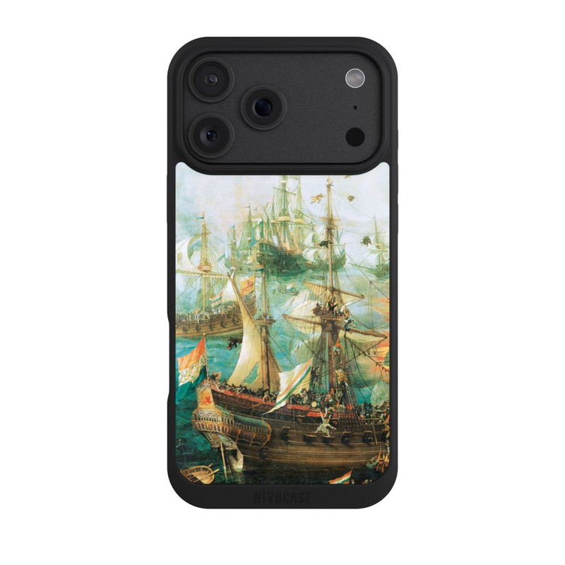 iPhone 18 Pro Max NIVOpure Battle of Gibraltar in 1607 - Cornelis Claesz. van Wieringen
