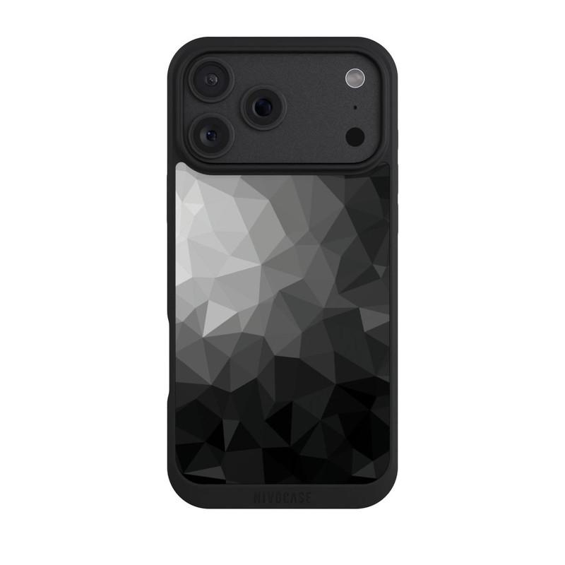 iPhone 18 Pro Max NIVOpure Polygonal Mosaic Noir/Blanc