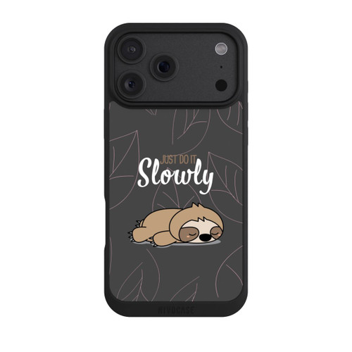 Apple iPhone 18 Pro Max NIVOpure Just Do It Slowly Sloth Grey