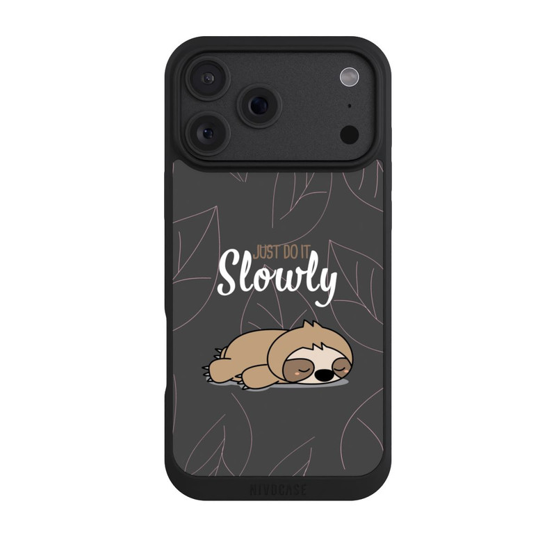 iPhone 18 Pro Max NIVOpure Just Do It Slowly Sloth Grey