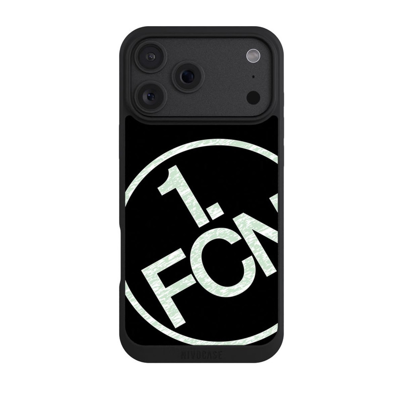 iPhone 18 Pro Max NIVOpure FCN Logo Weiß Texture auf Schwarz