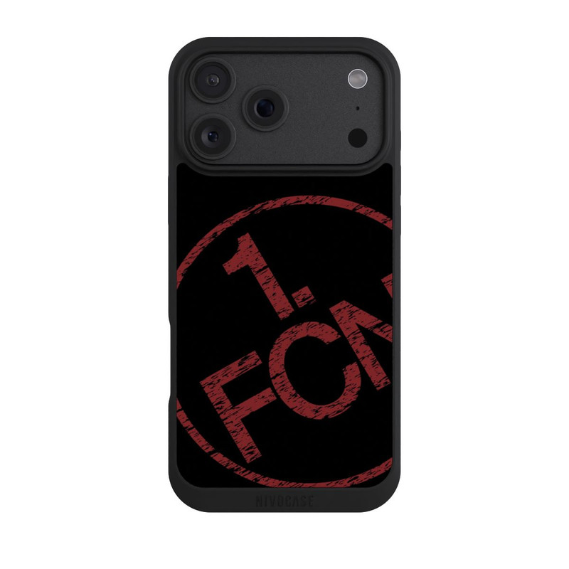 iPhone 18 Pro Max NIVOpure FCN Logo Rot Textur Hintergrund Schwarz