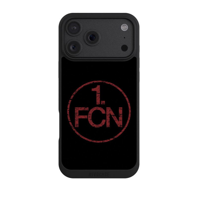 iPhone 18 Pro Max NIVOpure FCN Logo Rot Hintergrund Schwarz