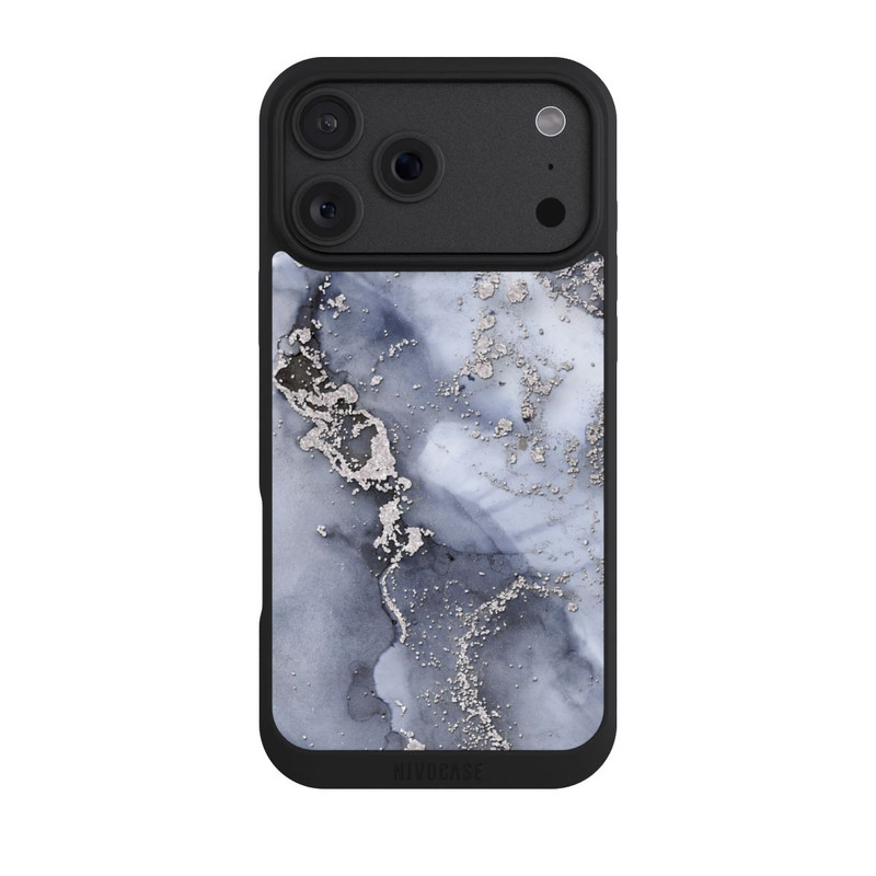 iPhone 18 Pro Max NIVOpure Encre Bleu Argent