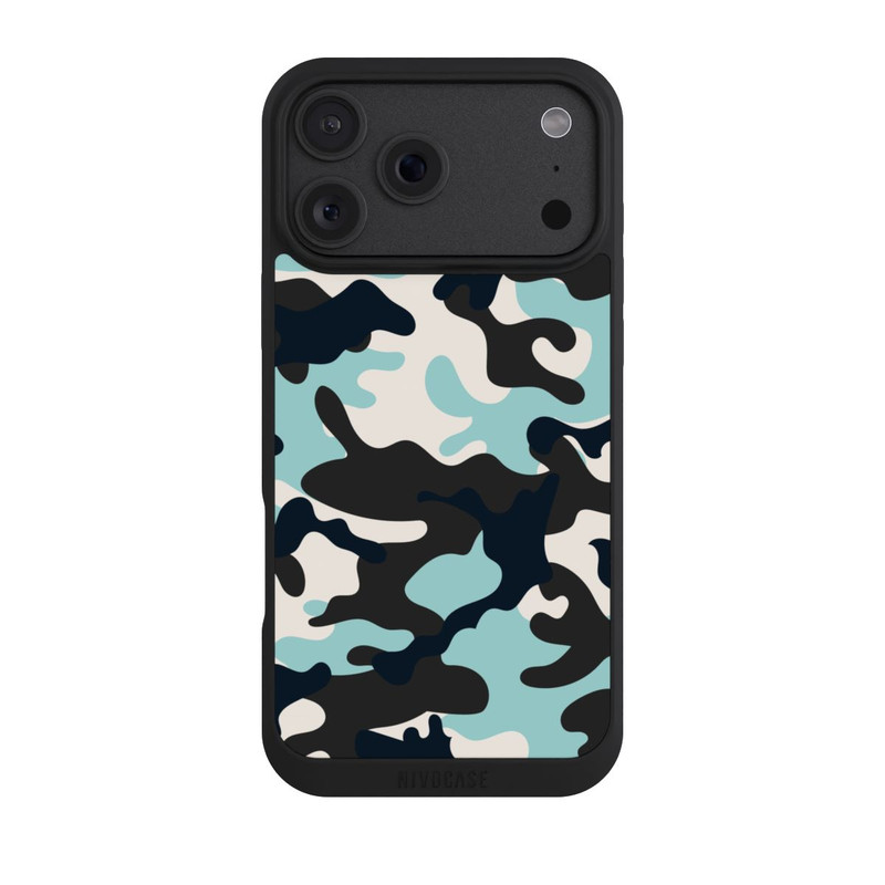 iPhone 18 Pro Max NIVOpure Camouflage Bleu