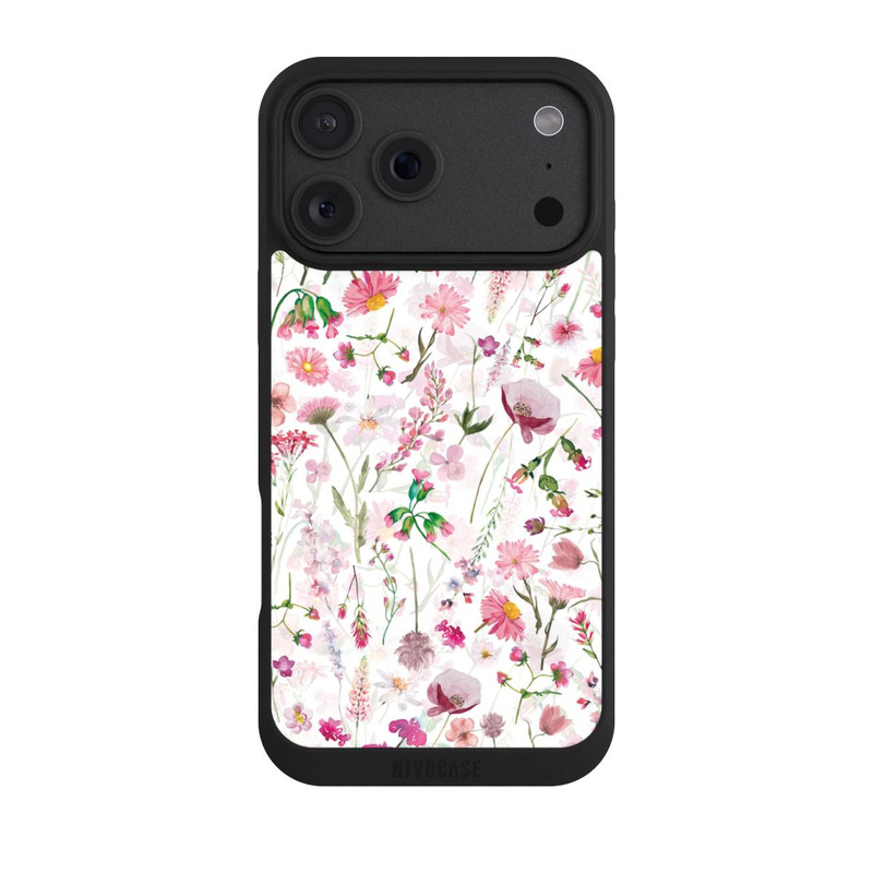 iPhone 18 Pro Max NIVOpure Prairie de fleurs roses