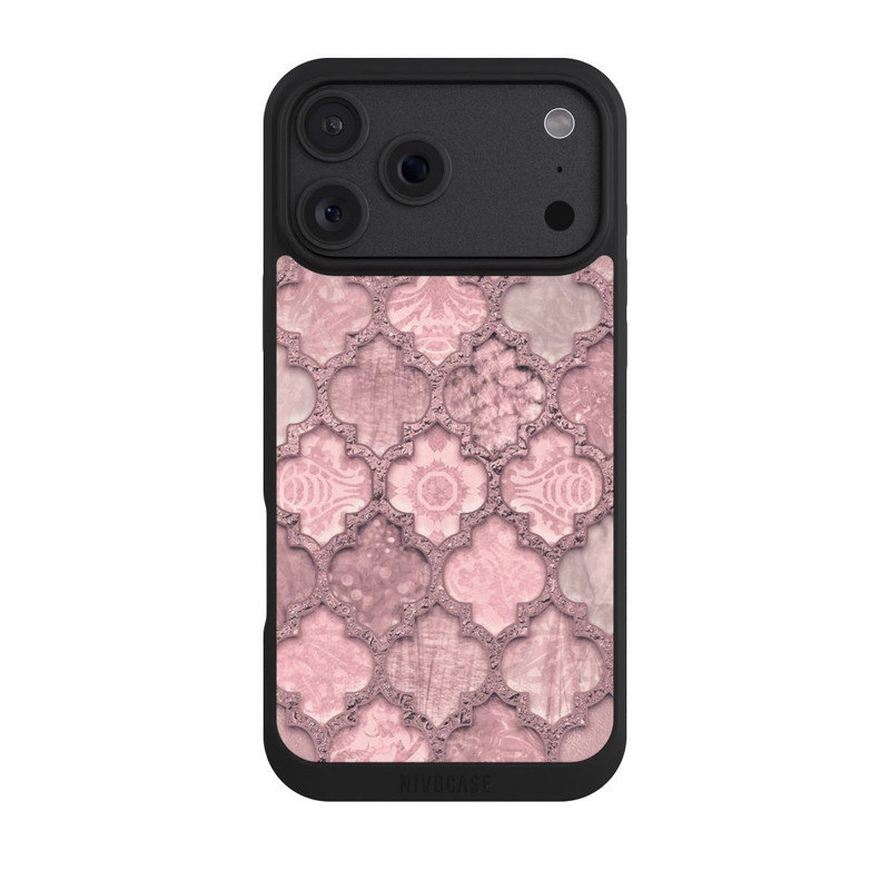 iPhone 18 Pro Max NIVOpure Tuile Maroc Rose