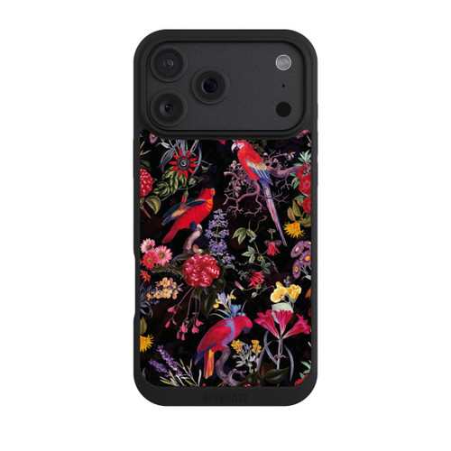 Apple iPhone 18 Pro Max NIVOpure Dark Flowers and Parrots
