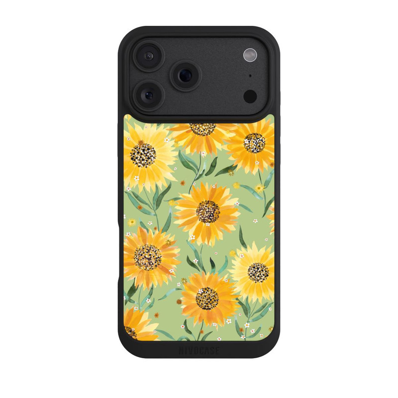 iPhone 18 Pro Max NIVOpure Sonnenblumen grün