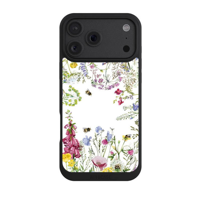 iPhone 18 Pro Max NIVOpure Cadre de fleurs sauvages des prés d'été