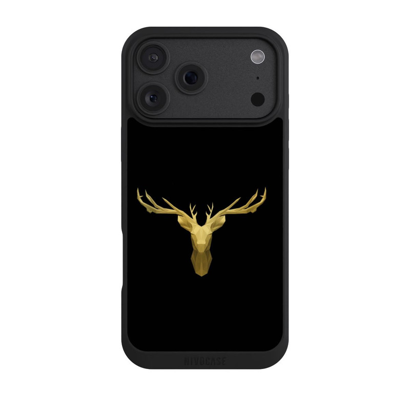 iPhone 18 Pro Max NIVOpure Gold Reindeer Head