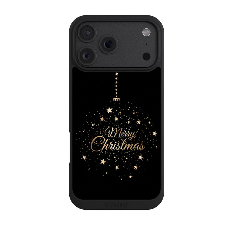 iPhone 18 Pro Max NIVOpure Merry Christmas Gold Stars