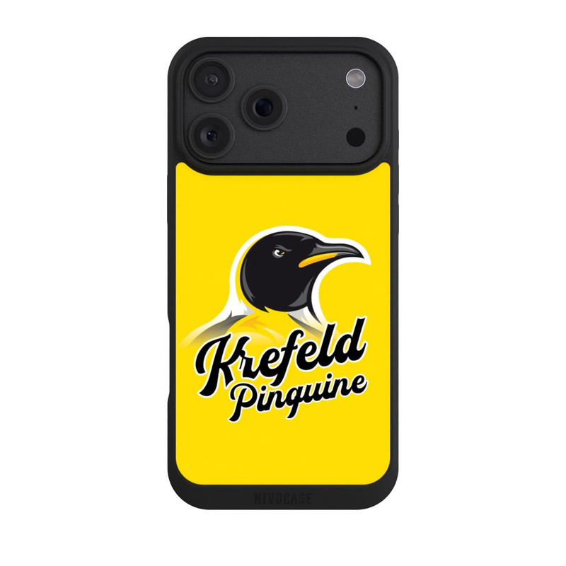 iPhone 18 Pro Max NIVOpure Krefeld Pinguine Typo Gelb