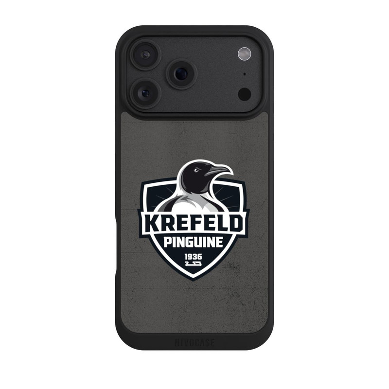 iPhone 18 Pro Max NIVOpure Krefeld Pinguine Logo Schwarz und Weiß