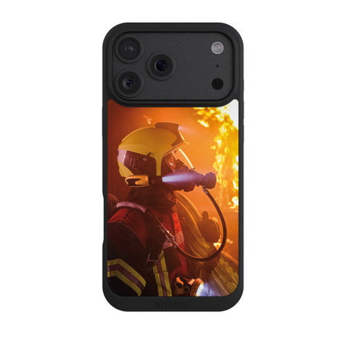 Apple iPhone 18 Pro Max NIVOpure Un pompier observe l'explosion