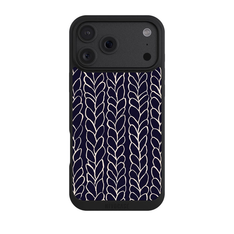 iPhone 18 Pro Max NIVOpure Tresses En Laine Dessins Marine