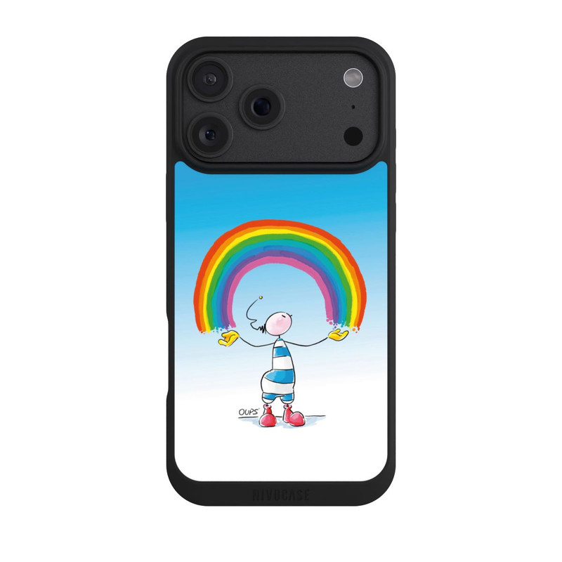 iPhone 18 Pro Max NIVOpure Regenbogen Blau