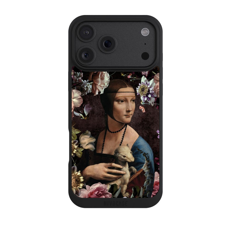 iPhone 18 Pro Max NIVOpure Dame avec hermine aux roses 