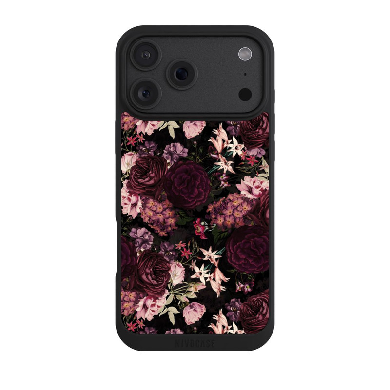 iPhone 18 Pro Max NIVOpure Fond Fleur Violet Foncé