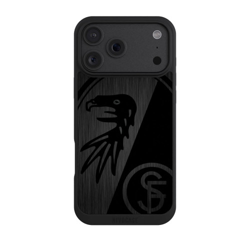 Apple iPhone 18 Pro Max NIVOpure SC Freiburg Kratzen Horizontal Metall Hintergrund