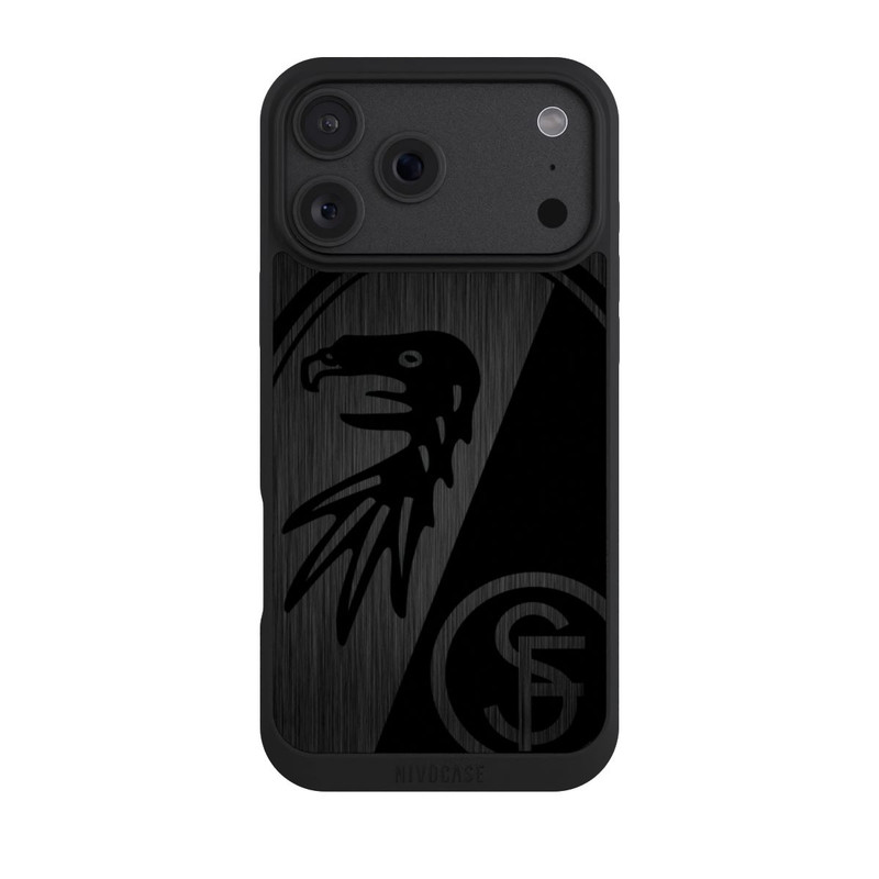 iPhone 18 Pro Max NIVOpure SC Freiburg Kratzen Horizontal Metall Hintergrund