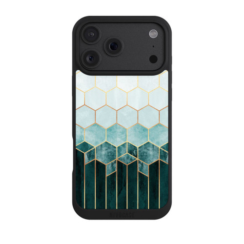 Apple iPhone 18 Pro Max NIVOpure Teal Hexagons