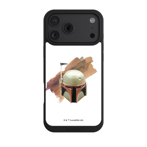 Apple iPhone 18 Pro Max NIVOpure Casque Boba Fett Blanc
