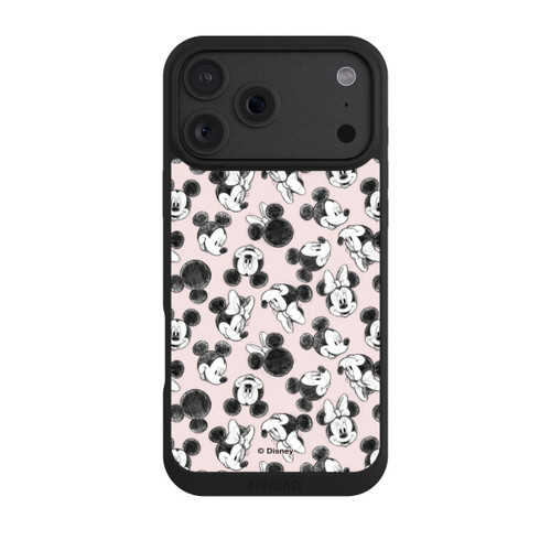 Apple iPhone 18 Pro Max NIVOpure Minnie &amp; Mickey Viele Gesichter Pink
