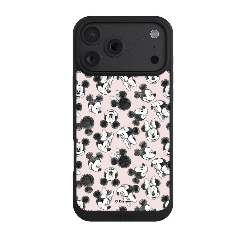 iPhone 18 Pro Max NIVOpure Minnie & Mickey Viele Gesichter Pink