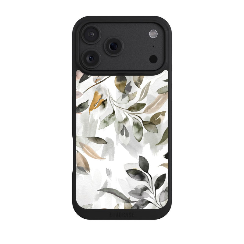 iPhone 18 Pro Max NIVOpure Feuilles neutres à l’aquarelle