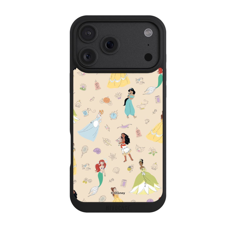 iPhone 18 Pro Max NIVOpure Princess Pattern Beige Disney Princess