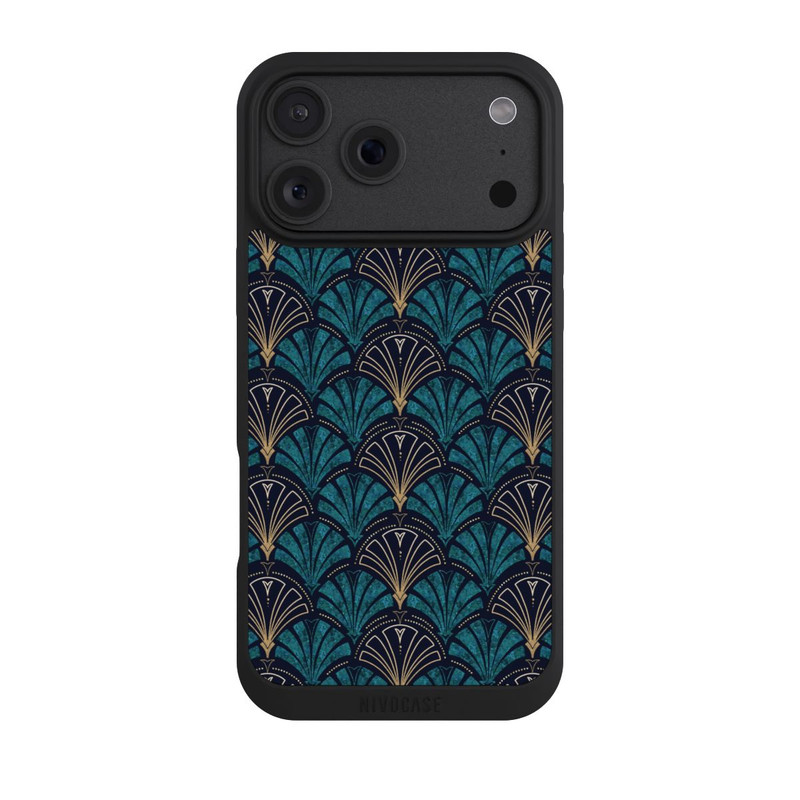 iPhone 18 Pro Max NIVOpure Éventails Art Déco Or