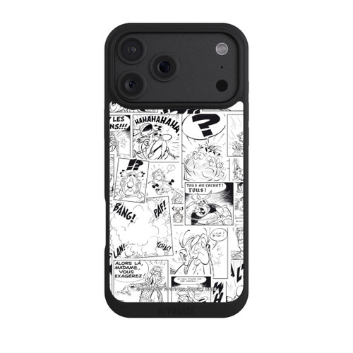 Apple iPhone 18 Pro Max NIVOpure Asterix Comic Schwarz und Weiß