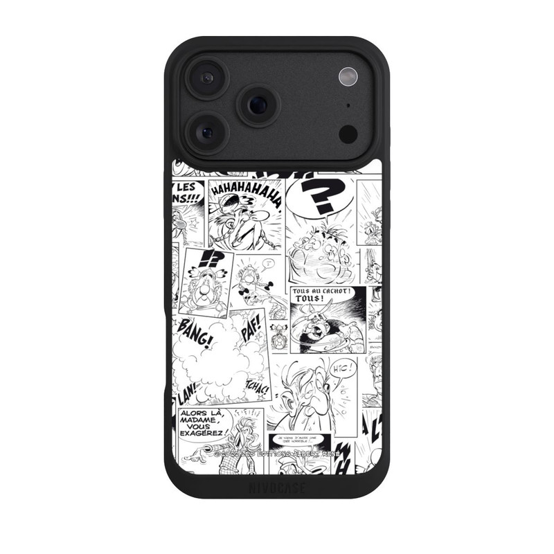 iPhone 18 Pro Max NIVOpure Asterix Comic Schwarz und Weiß