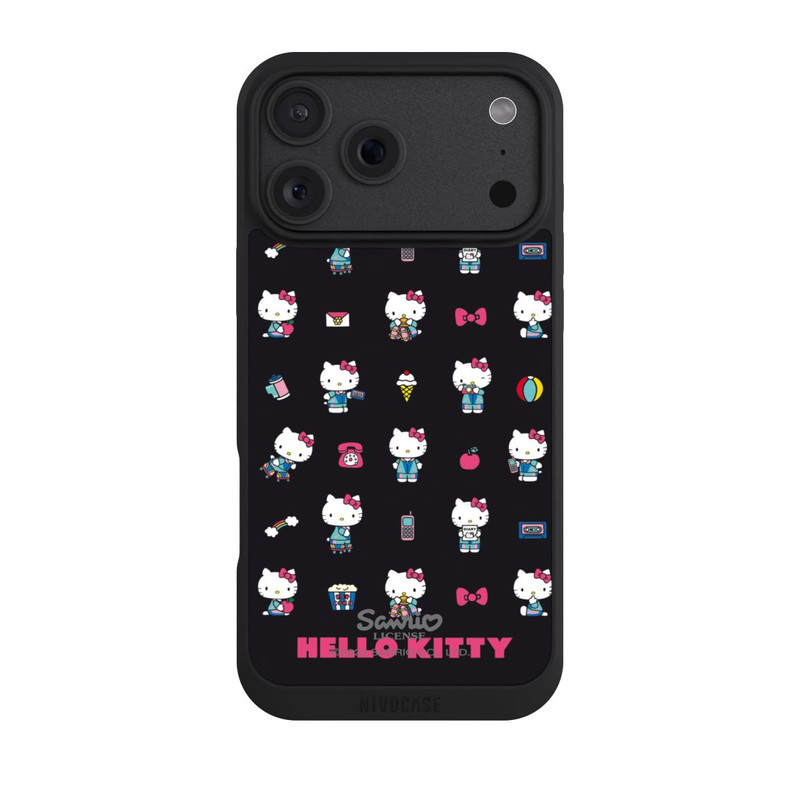iPhone 18 Pro Max NIVOpure Hello Kitty 90s Schwarz
