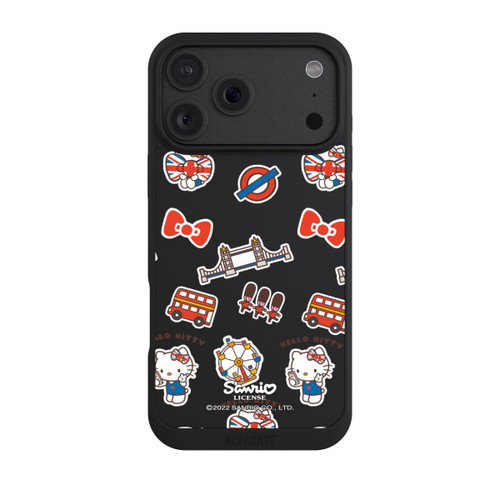 Apple iPhone 18 Pro Max NIVOpure Hello Kitty Londoner Abzeichen Transparent