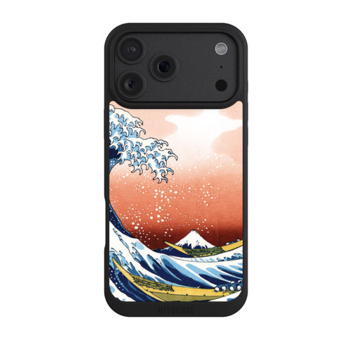 Apple iPhone 18 Pro Max NIVOpure La Grande Vague de Kanagawa Rouge