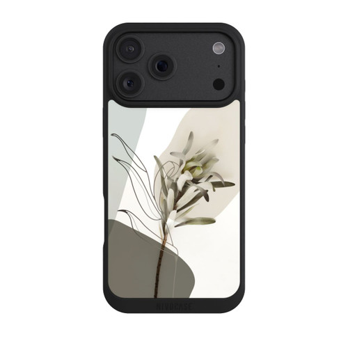 Apple iPhone 18 Pro Max NIVOpure Boho Line Art Olivgrün